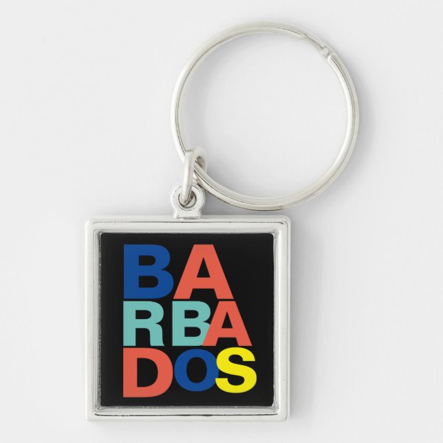 Barbados Keychain (Front)