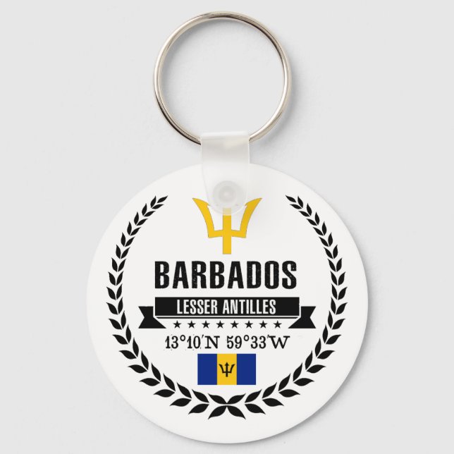 Barbados Keychain (Front)