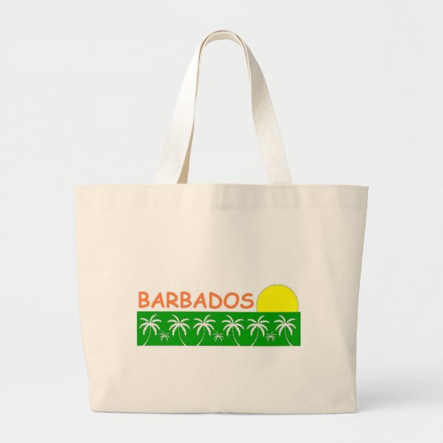 Barbados Large Tote Bag (Front)