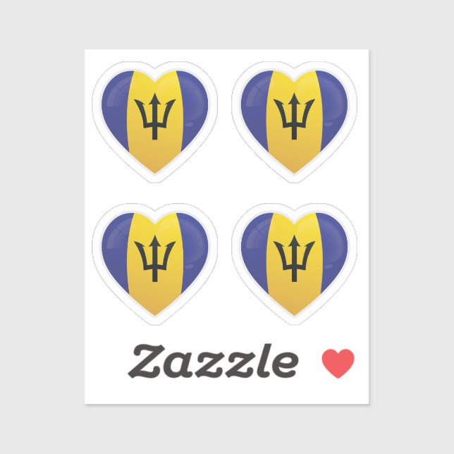 Barbados Love Flag (Sheet)