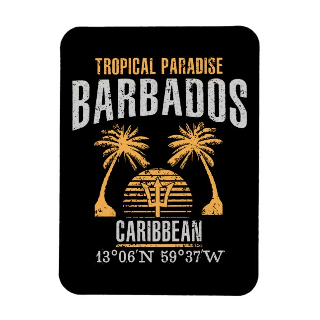 Barbados Magnet (Vertical)