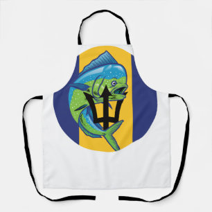 Barbados Mahi-mahi Barbadian National Animal Flag Apron