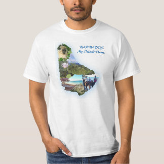 Barbados Map Men's T-Shirt XL