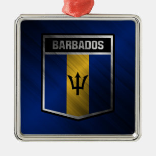 Barbados Metal Ornament
