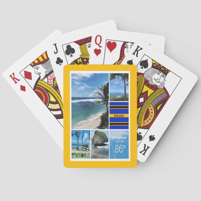 Barbados Ocean Views Playing Cards (Back)