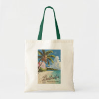 Barbados Painterly Travel Art Vintage