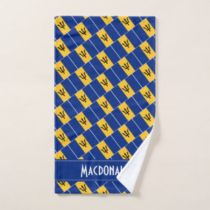 BARBADOS Personalized Carnival Sports Hand Towel