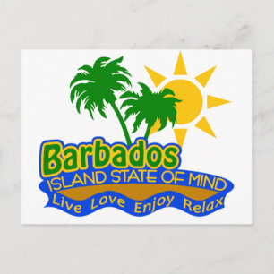 Barbados State of Mind postcard