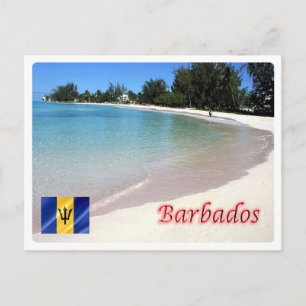 Barbados - The Beach - Postcard