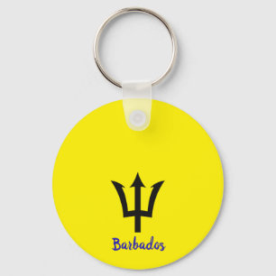Barbados Trident  Keychain