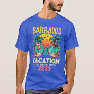 Barbados Vacation 2025 Tropical Beach Vibes Vacati T-Shirt
