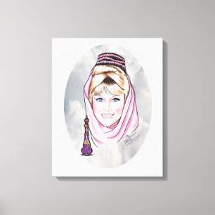 Barbara Eden, I Dream of Jeannie. Canvas Print