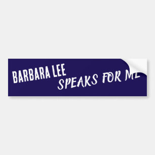 Barbara Lee vintage bumper sticker