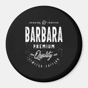 Barbara Personalized Name Birthday Gift Magnet