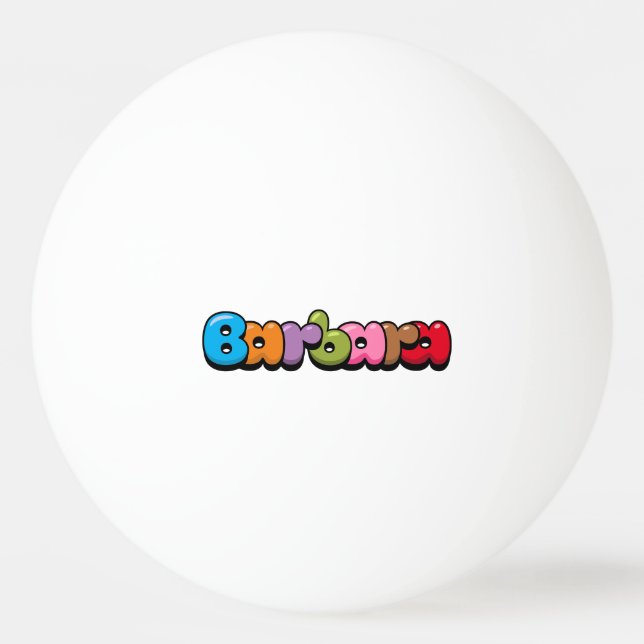Barbara Ping Pong Ball (Front)