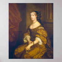 Barbara Villiers - Sir Peter Lely Fine Art Poster