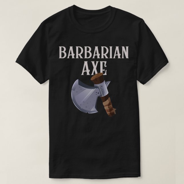 barbarian axe Classic TShirt (Design Front)