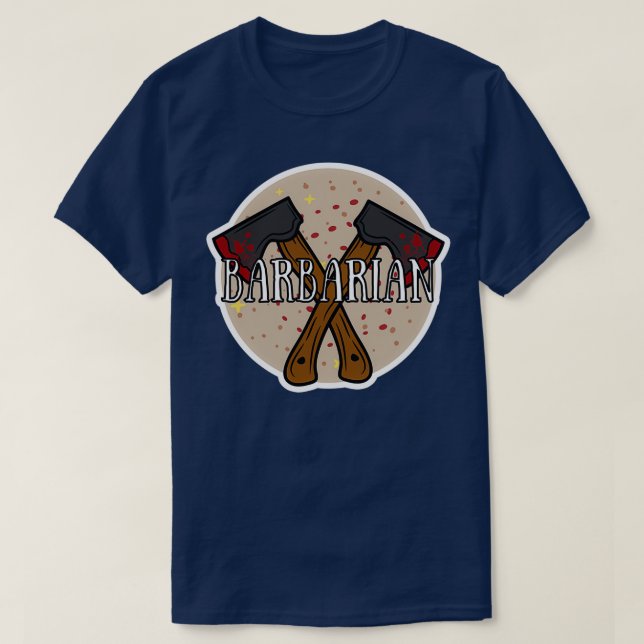Barbarian Axe T-Shirt (Design Front)