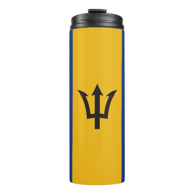Barbarian Bajan Flag Total Coverage  Thermal Tumbler (Front)