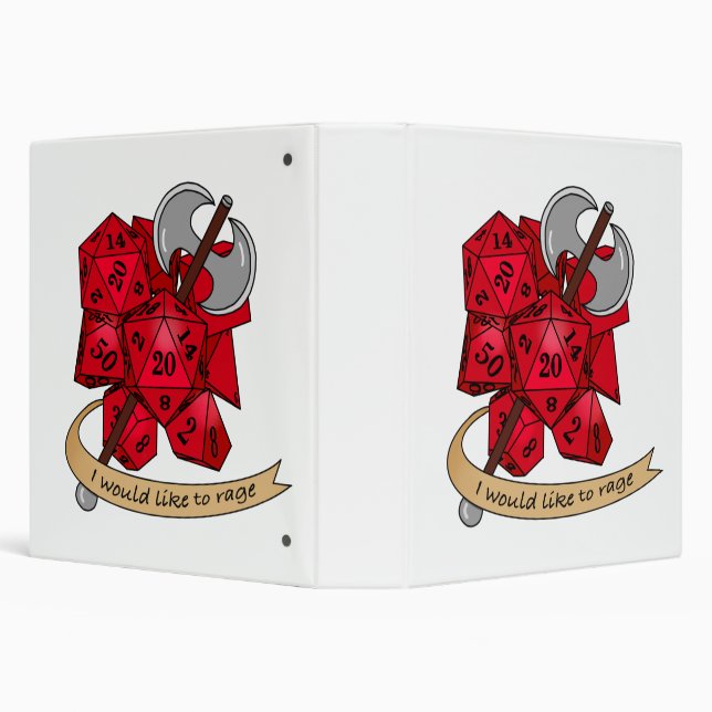 Barbarian Dice Design Binder (Background)