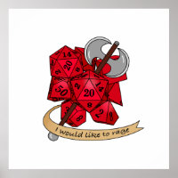 Barbarian Dice Design
