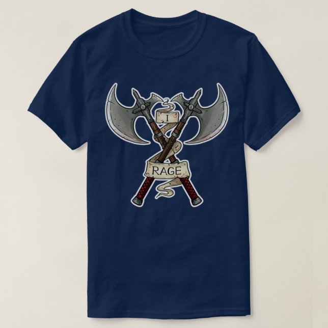 Barbarian I Rage T-Shirt (Design Front)