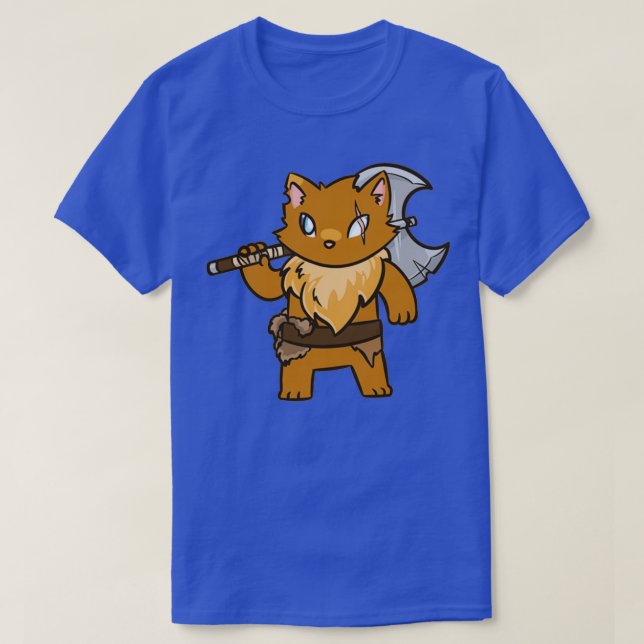 Barbarian Kitty Classic TShirt (Design Front)