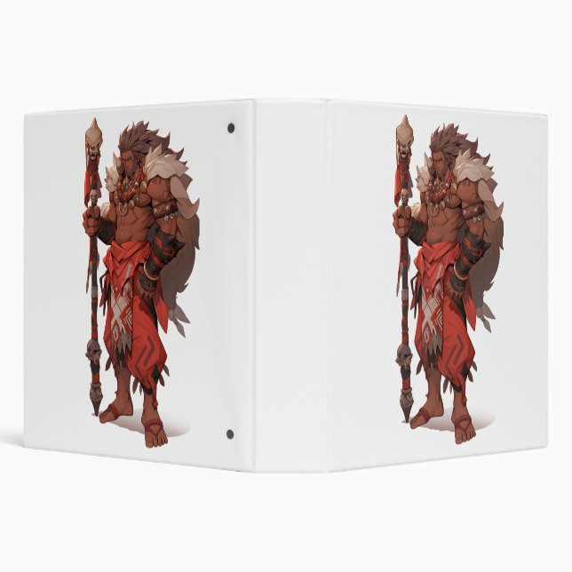 Barbarian Monk Binder (Background)