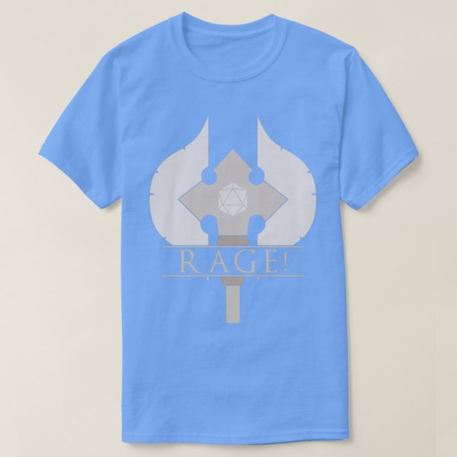 Barbarian rage Light TShirt (Design Front)