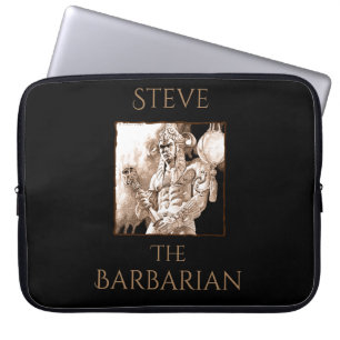 Barbarian Warrior Personalized Laptop Sleeve