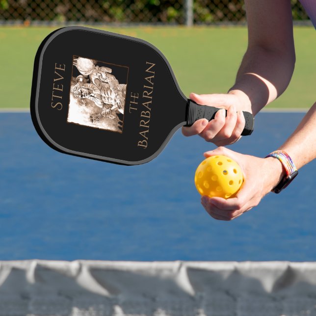 Barbarian Warrior Personalized  Pickleball Paddle (Insitu)