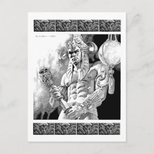 Barbarian Warrior Postcard