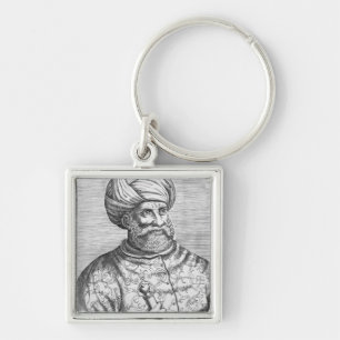 Barbarossa, illustration from Andre Thevet's Keychain