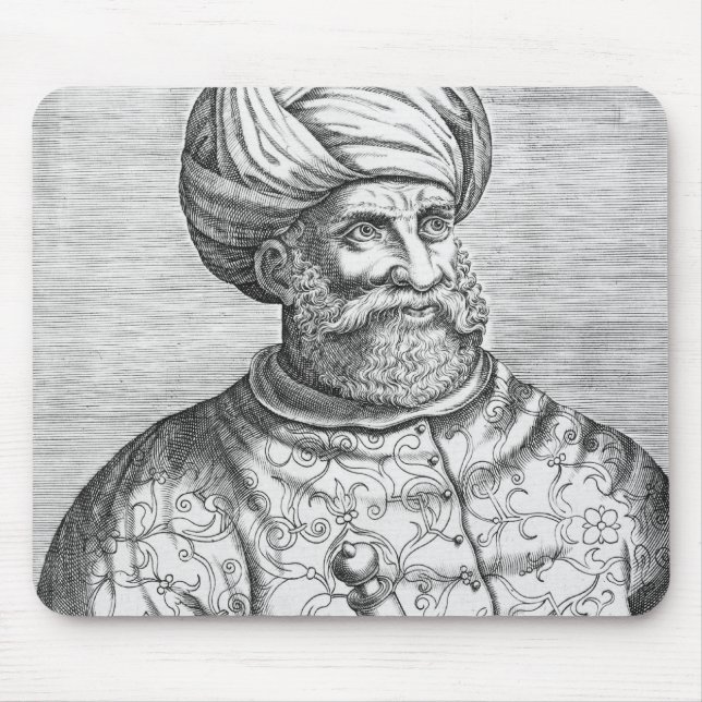 Barbarossa, illustration from Andre Thevet's Mouse Pad (Front)
