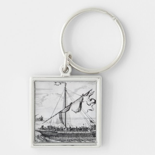 Barbary Galleys Keychain (Front)