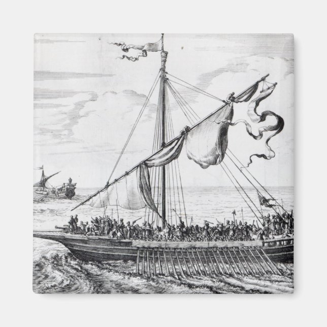 Barbary Galleys Magnet (Front)