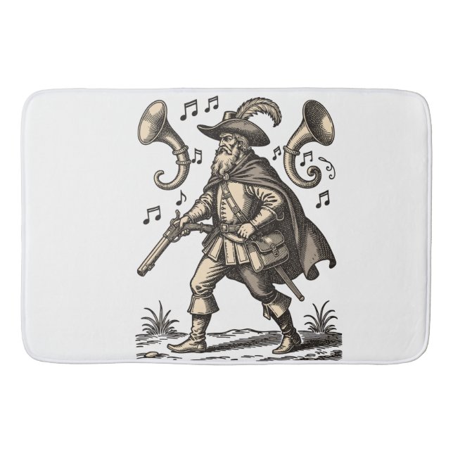 Barbatos Echoes of the Hunt Bath Mat (Front)