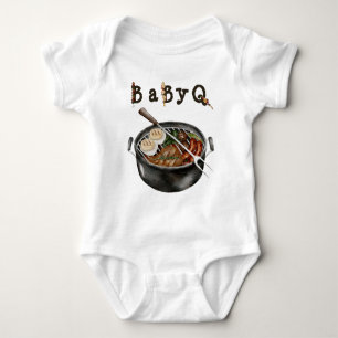 Barbecue Backyard Party Baby Shower BBQ Bodysuit