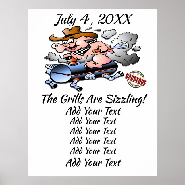 Barbecue barbecue / Poster Cookoff (Devant)