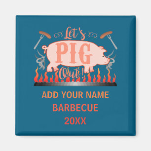Barbecue Bbq Funny G Grill Competition  Magnet