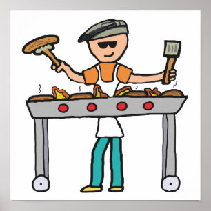 Barbecue BBQ Poster