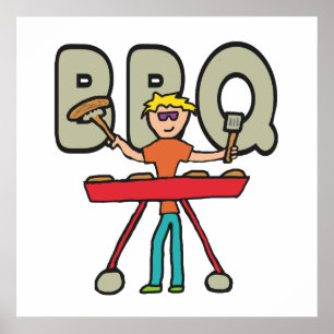 Barbecue BBQ Poster