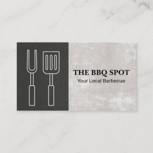 Barbecue Chef Restaurant Owner Business Card