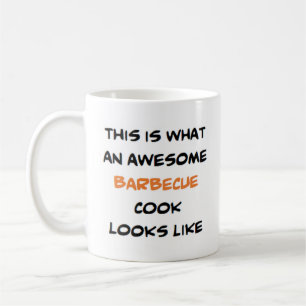 barbecue cook, awesome coffee mug