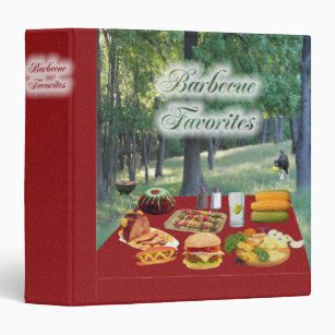 Barbecue Favourites Recipe Binder/Notebook Binder