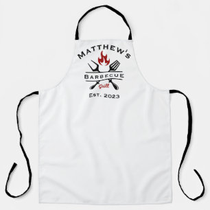 Barbecue & Grill Personalized Men's Apron