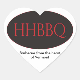 Barbecue HHBBQ du Coeur des Stickers Vermont