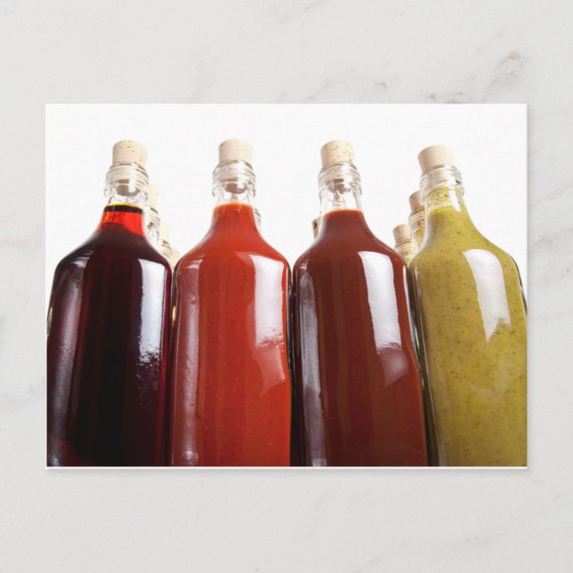 Barbecue hot sauces postcard (Front)
