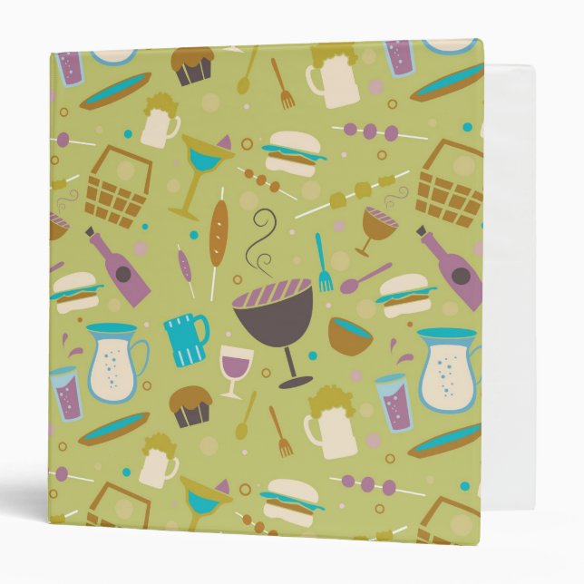 Barbecue Pattern Binder (Front/Inside)