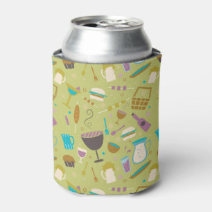 Barbecue Pattern Can Cooler